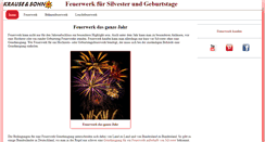 Desktop Screenshot of feuerwerk-onlineshop.de